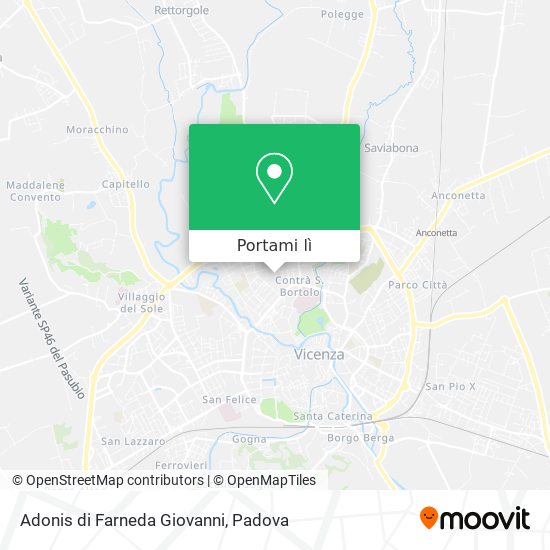Mappa Adonis di Farneda Giovanni