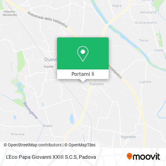 Mappa L'Eco Papa Giovanni XXIII S.C.S