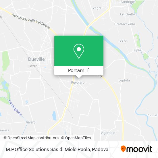 Mappa M.P.Office Solutions Sas di Miele Paola