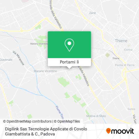 Mappa Digilink Sas Tecnologie Applicate di Covolo Giambattista & C.