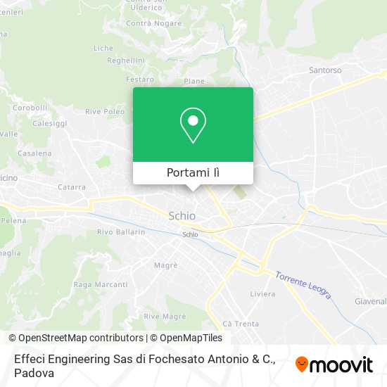 Mappa Effeci Engineering Sas di Fochesato Antonio & C.