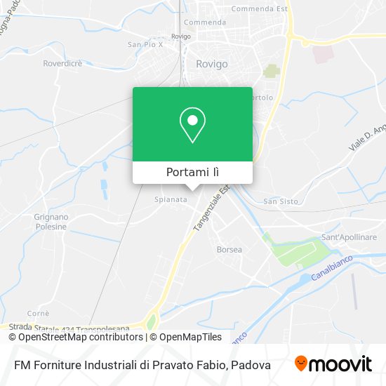Mappa FM Forniture Industriali di Pravato Fabio