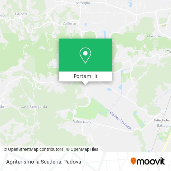 Mappa Agriturismo la Scuderia