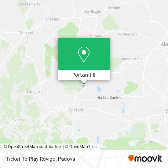 Mappa Ticket To Play Rovigo