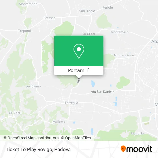 Mappa Ticket To Play Rovigo