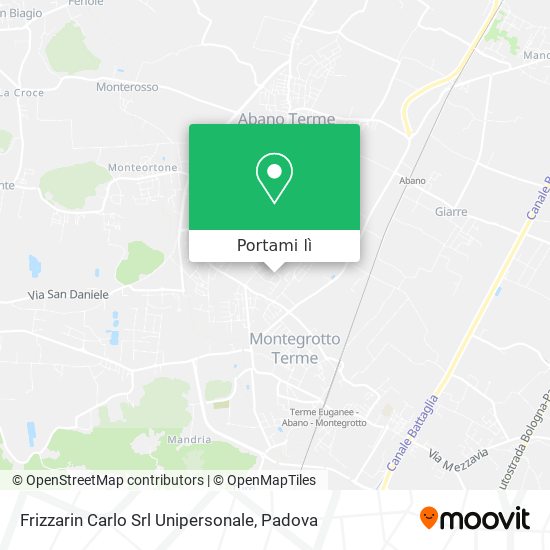 Mappa Frizzarin Carlo Srl Unipersonale