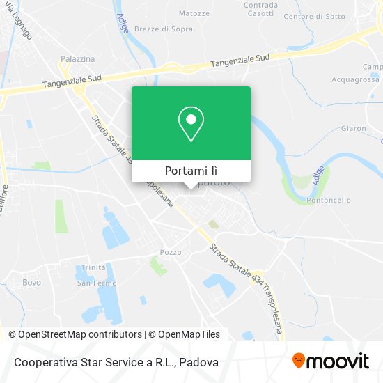 Mappa Cooperativa Star Service a R.L.