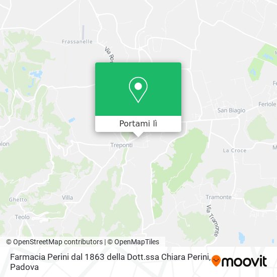Mappa Farmacia Perini dal 1863 della Dott.ssa Chiara Perini