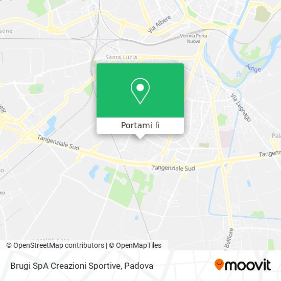 Mappa Brugi SpA Creazioni Sportive