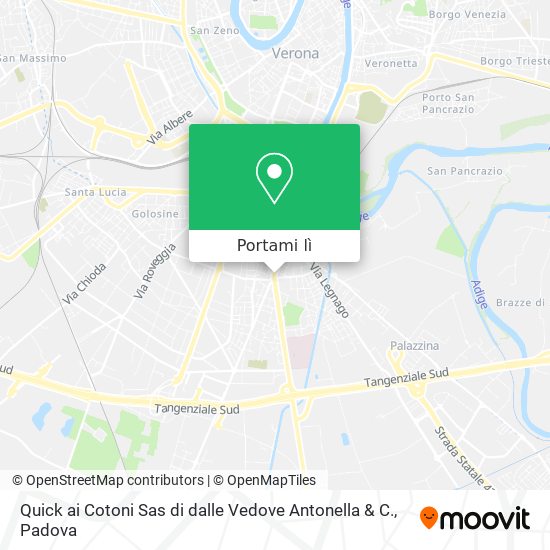 Mappa Quick ai Cotoni Sas di dalle Vedove Antonella & C.