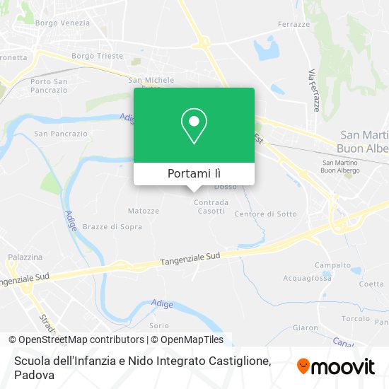 Mappa Scuola dell'Infanzia e Nido Integrato Castiglione