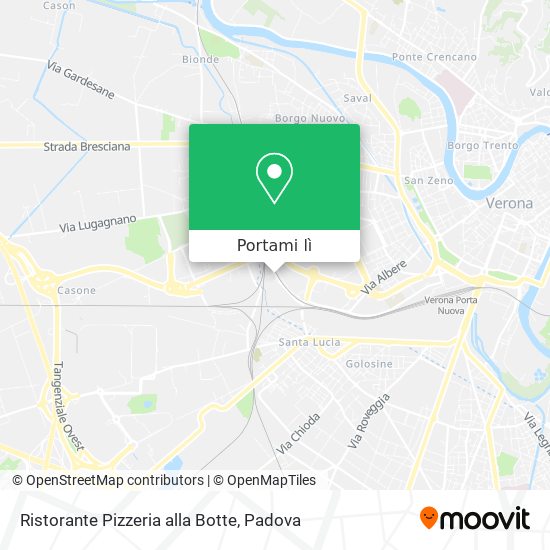 Mappa Ristorante Pizzeria alla Botte