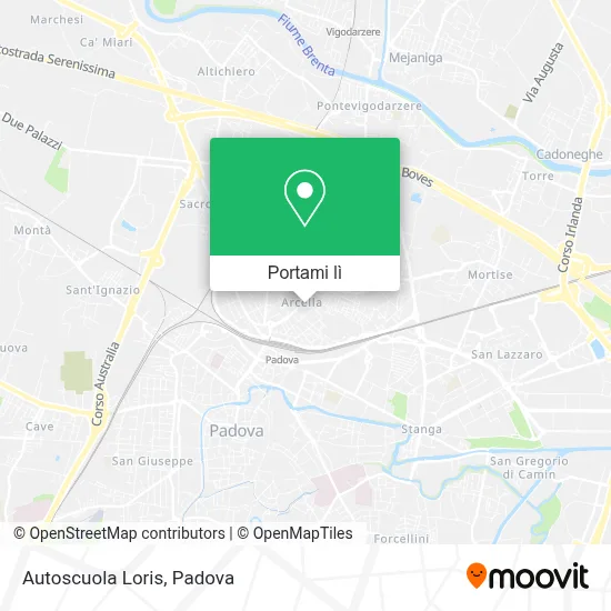 Mappa Autoscuola Loris