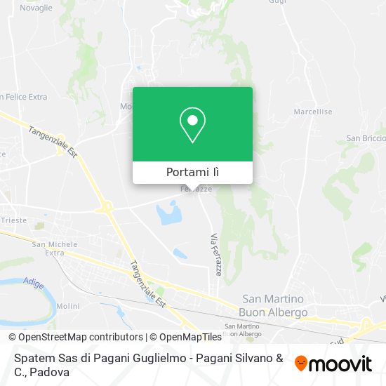 Mappa Spatem Sas di Pagani Guglielmo - Pagani Silvano & C.