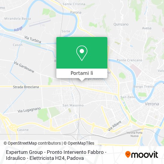 Mappa Expertum Group - Pronto Intervento Fabbro - Idraulico - Elettricista H24