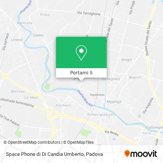 Mappa Space Phone di Di Candia Umberto