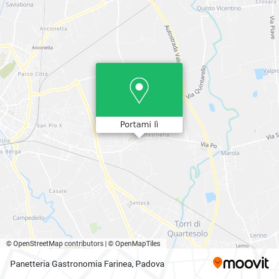 Mappa Panetteria Gastronomia Farinea