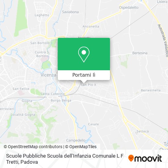 Mappa Scuole Pubbliche Scuola dell'Infanzia Comunale L F Tretti
