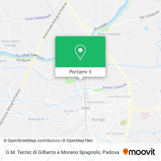 Mappa G.M. Tecnic di Gilberto e Moreno Spagnolo