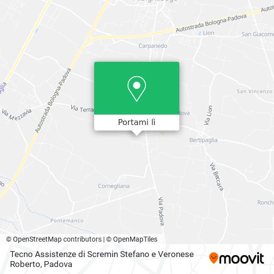 Mappa Tecno Assistenze di Scremin Stefano e Veronese Roberto