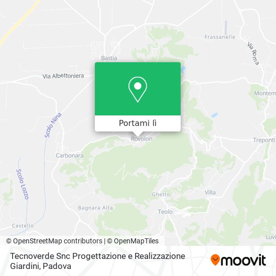 Mappa Tecnoverde Snc Progettazione e Realizzazione Giardini