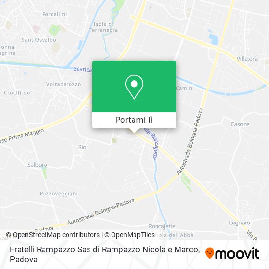 Mappa Fratelli Rampazzo Sas di Rampazzo Nicola e Marco