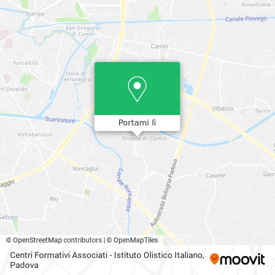 Mappa Centri Formativi Associati - Istituto Olistico Italiano