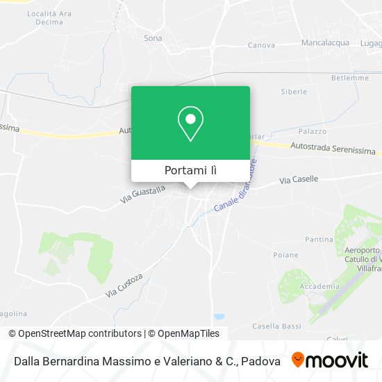 Mappa Dalla Bernardina Massimo e Valeriano & C.