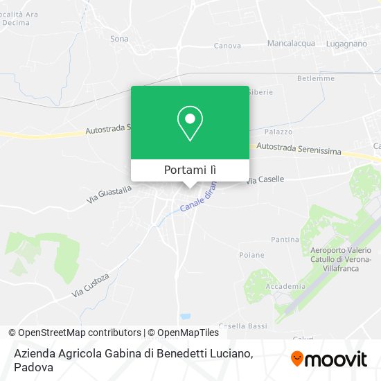 Mappa Azienda Agricola Gabina di Benedetti Luciano