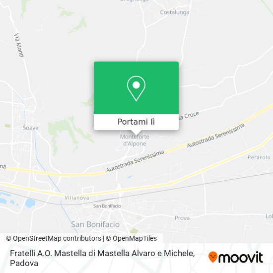 Mappa Fratelli A.O. Mastella di Mastella Alvaro e Michele