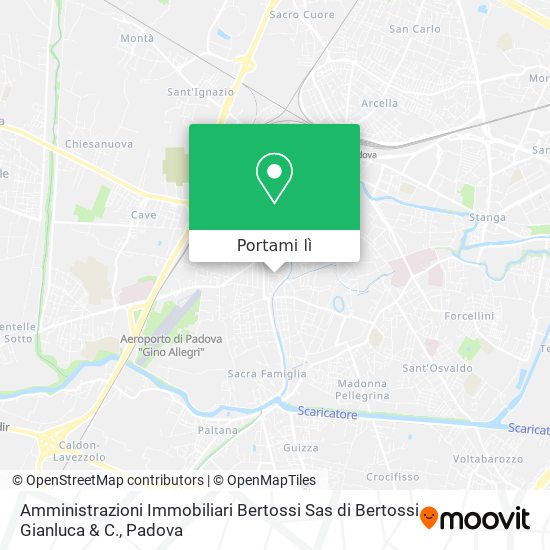 Mappa Amministrazioni Immobiliari Bertossi Sas di Bertossi Gianluca & C.