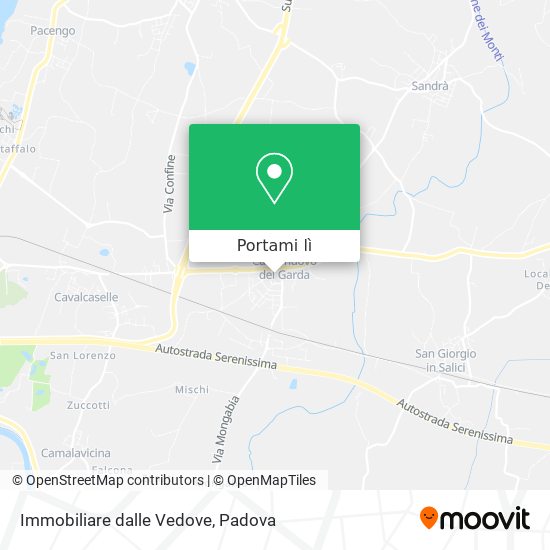 Mappa Immobiliare dalle Vedove