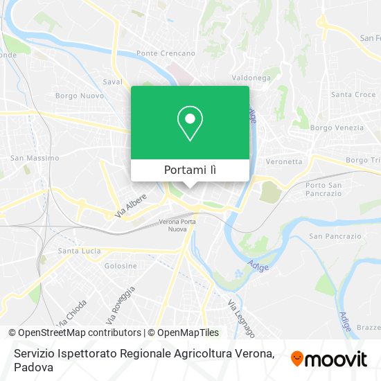 Mappa Servizio Ispettorato Regionale Agricoltura Verona