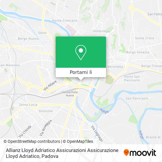 Mappa Allianz Lloyd Adriatico Assicurazioni Assicurazione Lloyd Adriatico