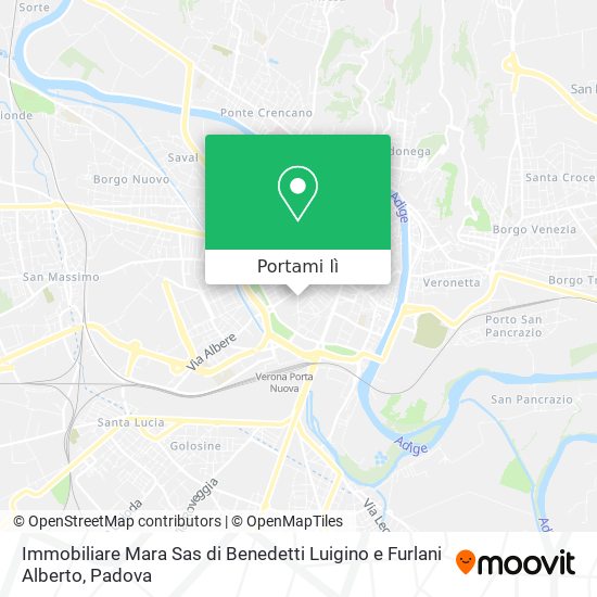 Mappa Immobiliare Mara Sas di Benedetti Luigino e Furlani Alberto