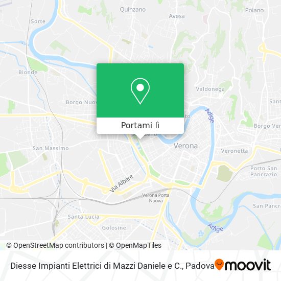 Mappa Diesse Impianti Elettrici di Mazzi Daniele e C.