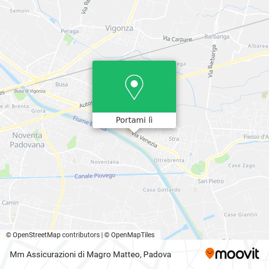 Mappa Mm Assicurazioni di Magro Matteo