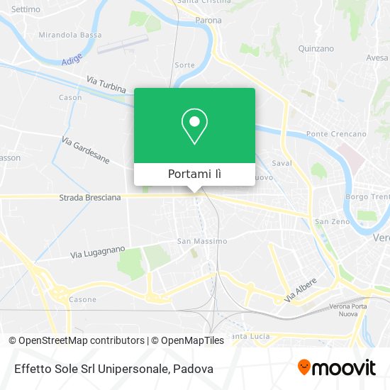 Mappa Effetto Sole Srl Unipersonale