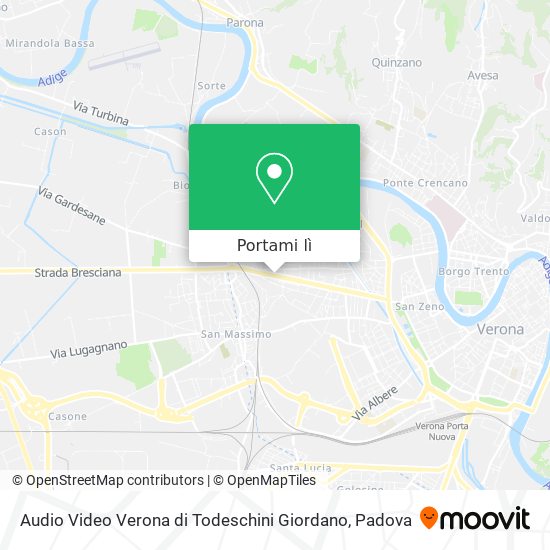 Mappa Audio Video Verona di Todeschini Giordano