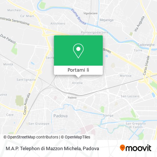 Mappa M.A.P. Telephon di Mazzon Michela