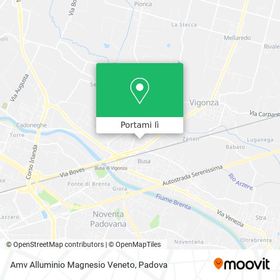 Mappa Amv Alluminio Magnesio Veneto