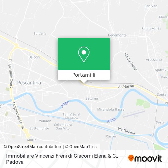 Mappa Immobiliare Vincenzi Freni di Giacomi Elena & C.