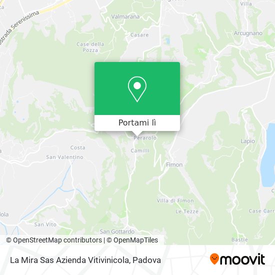 Mappa La Mira Sas Azienda Vitivinicola