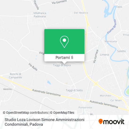 Mappa Studio Loza Lovison Simone Amministrazioni Condominiali