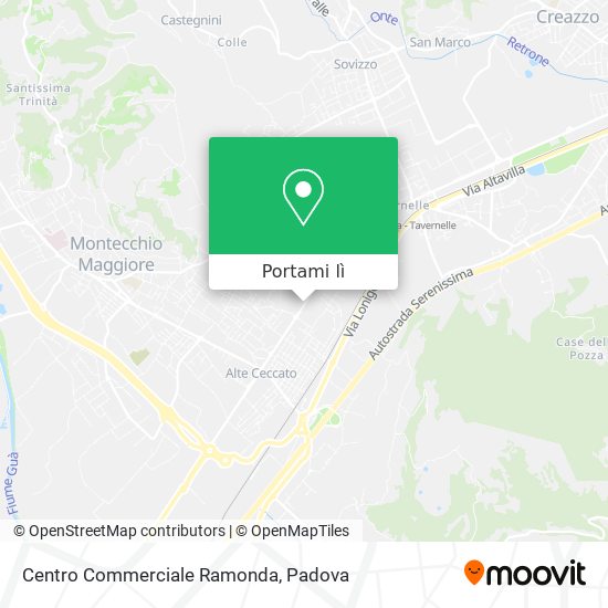 Mappa Centro Commerciale Ramonda