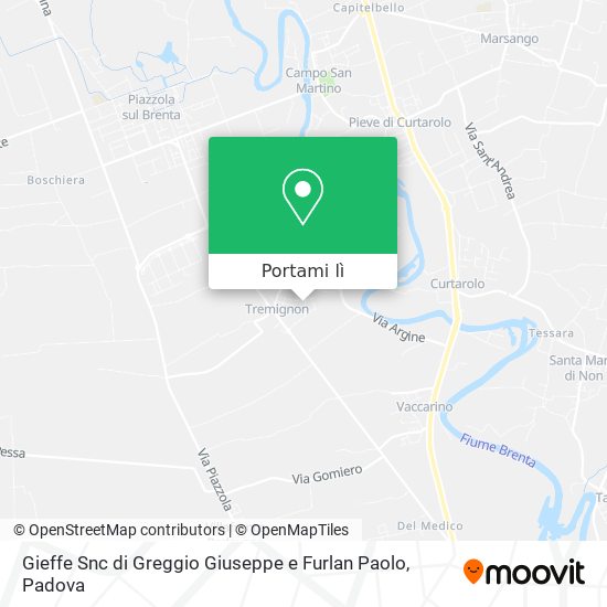 Mappa Gieffe Snc di Greggio Giuseppe e Furlan Paolo