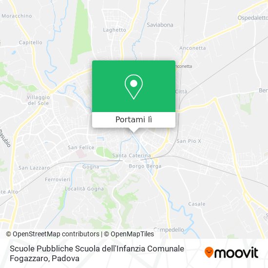 Mappa Scuole Pubbliche Scuola dell'Infanzia Comunale Fogazzaro