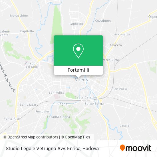 Mappa Studio Legale Vetrugno Avv. Enrica