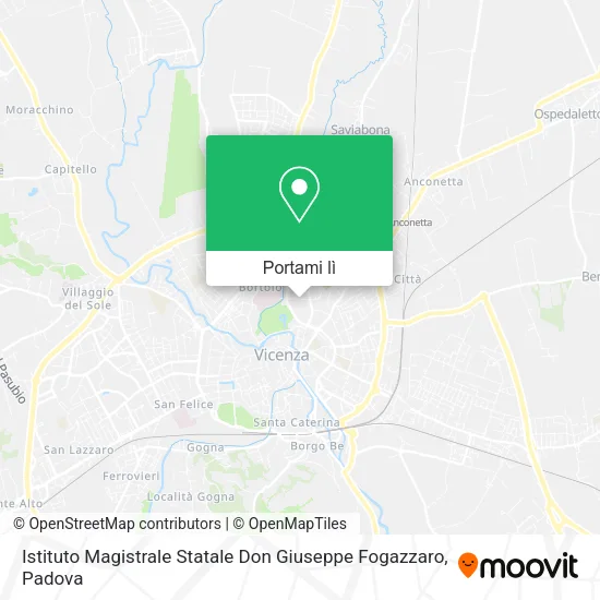 Mappa Istituto Magistrale Statale Don Giuseppe Fogazzaro