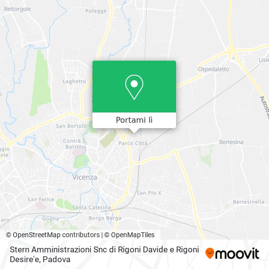 Mappa Stern Amministrazioni Snc di Rigoni Davide e Rigoni Desire'e